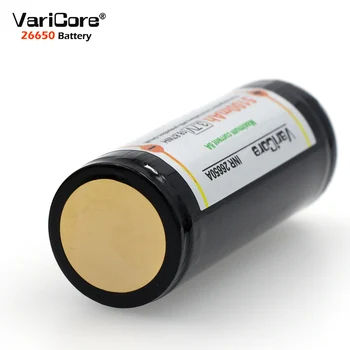 1 KS. VariCore Ochrany 26650 5100 mAh 3.7 V Lítium-Iónová Nabíjateľná Batéria s PCB 8A 3.6 V, Napájanie Batéria pre Baterku