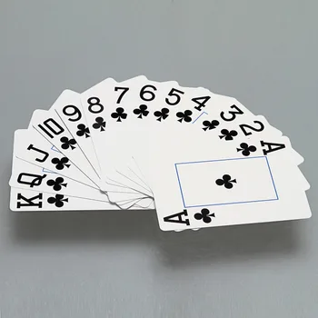 1 ks / Veľa Texas Holdem Plastové hranie kartovej hry poker karty Nepremokavé a nudné poľský červený PVC Dosky hry