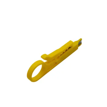 1 Kus 9 cm Mini Skoby Sieťový Kábel Plier Žltá UTP STP Kábel Fréza Telefónny Drôt Striptérka P0.2