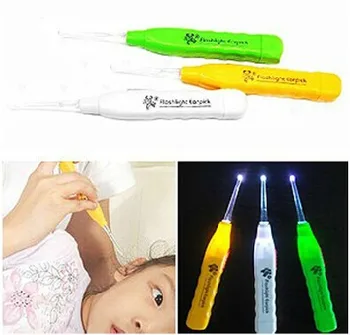 1 Kus Baby Nové Svetelné LED Baterka Kopať Ucho Grilované Ucho Vyčistiť Mon Pomôcť Deti Odstraňovač Vosku