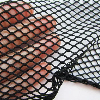 1 Kus Fishnets Black Stretch Mesh Francúzsky Návrhár Textílie Spandex Čistú Handričku, Sexy Spodná Bielizeň, Oblečenie, Šitie Textílie