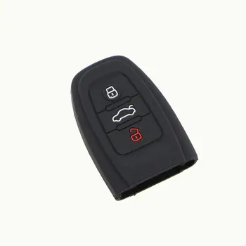 1 Kus Nový Styling Auto Silikónové Gumy Auto Kľúč, Ochranný Kryt, Prípade na Audi A4 A5 A8 S4 S5 S6 Diaľkové Tlačidlo Prípadoch Príslušenstvo