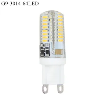 1 Kus Silikónové G9 E14 6W 9W SMD3014 64 104 LED Kukurica lampa Droplight Luster sviečka žiarovka Prívesok svetlo osvetlenie
