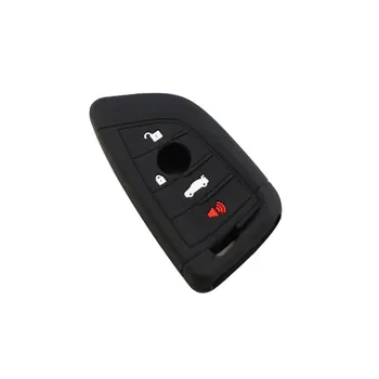 1 Kus Silikónové Kľúča Vozidla Ochranné Držiteľ Prípade Kryt, Taška pre BMW X1 F48 2016 2017 Smart Key Prerobit Protector