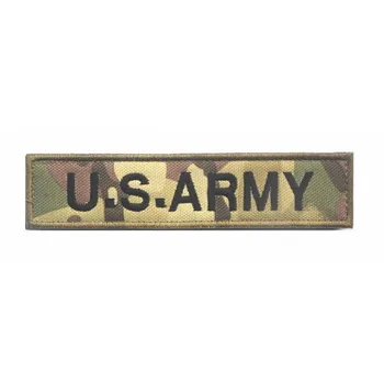 1 Kus US ARMY Patch Vyšívané Batoh Odznak Škvrny Remienok Háku & Slučky Nálepky