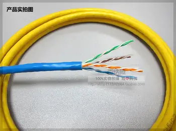1 m 2 m 3 m CAT6 kábel siete Ethernet Gigabit Ethernet kábel RJ45 sieťový kábel, pozlátený crystal head Pevné čistej medi twisted pair