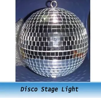 1 METROV 12 cm Reflexné Sklo Loptu Svetlo * LED Disco Crystal Ball Zrkadlo Fáze svetelný Efekt