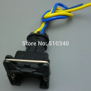1 nastavte injektor zapojte konektor s nepremokavé senzor 2 pin žena terminály drôt pre Bosch