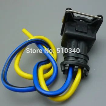 1 nastavte injektor zapojte konektor s nepremokavé senzor 2 pin žena terminály drôt pre Bosch