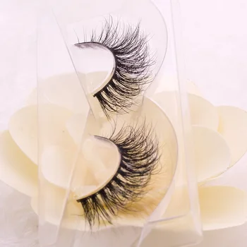 1 Pár 3D Rias Reálne Noriek Mihalnice Ručné Super Dlhé Chaotický Falošné Mihalnice pre Beauty make-up Príponou-ESA15