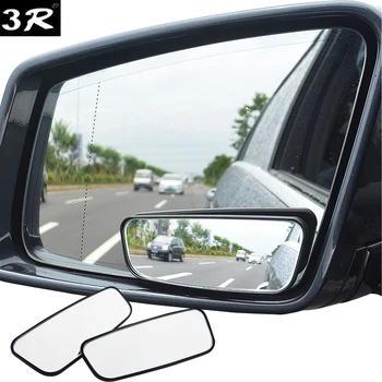 1 Pár Auto Blind Spot Zrkadlo 3R Široký Uhol Zrkadlo 360-Stupňový Nastaviteľný Vypuklého Zrkadla pre Všetky Univerzálne Vozidlá