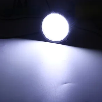 1 Pár Jazdy Autom lampa Flexibilné Okrúhly Tvar COB LED Svetlá Auta Styling Auto Svetlá DRL Denné Beží Svetlo Univerzálny