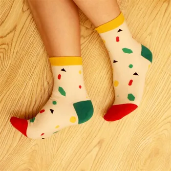 1 pár Nových novinka ovocie vzor melón, banány, ananás, citrón osobnosti žakárové bavlna ženy ponožky bežné roztomilé ponožky
