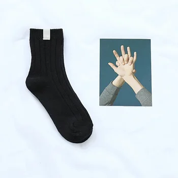 1 Páry Teplé Ženy Pruhované Ponožky 3D Ponožky Jeseň Zima Štýl Módne Zimné Ponožky Pre Ženy, Ženské Zábavné Pohodlné Roztomilé Ponožky