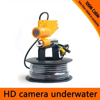 (1 sada) 100 M Kábel, Podmorský Rybolov Kamera HD 700TVL Nepremokavé CMOS objektív noc verziu fotoaparátu Potápanie Fotoaparát Ryby vyhľadávanie
