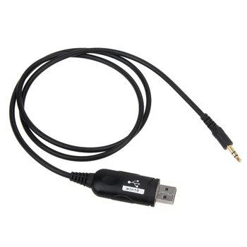 1 Samec na Male USB Programovací Kábel Pre QYT KT-8900R KT-8900D KT-7900 D KT-UV980 Mobilné Rádiové Čierna