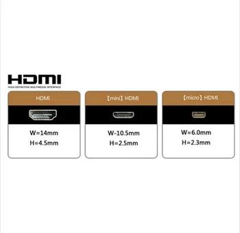 10 cm/20 cm / 50 cm FPV HDMI Typ A Samec na HDMI Samec HDTV FPC Plochý Kábel pre Multicopter Letecké Fotografie