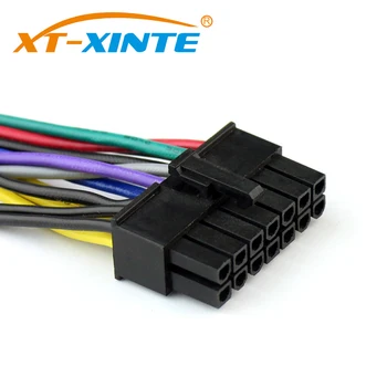 10 cm Napájací Kábel Kábel 18AWG Drôt ATX 24 pin-14 kolíkový Adaptér Kábel pre Lenovo, IBM, Dell Q77 B75 A75 Q75 Doska