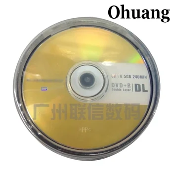 10 disky Autentické Triedy A LenBrand 8.5 GB Tlačené, DVD+R DL Disk