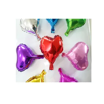 10 inch srdce fóliové balóniky 20pcs vzduchu nafukovacie narodeninovej party dekorácie, svadobné láska globos Veselé Vianočné Party Dodávky