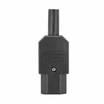 10 ks 2017New Veľkoobchodná Cena Black IEC 320 C13 Žena Plug Rewirable 3pin Konektor Napájania Zásuvka 10A /250V