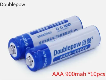 10 ks. Doublrpow AAA 900 mah nabíjateľná batéria, diaľkové ovládanie, myš myš AAA batérie