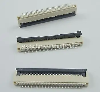 10 Ks FPC FFC 0,5 mm Výšky 40 Pin Flip Typ Pásky Plochý Konektor Spodnej časti Kontakt