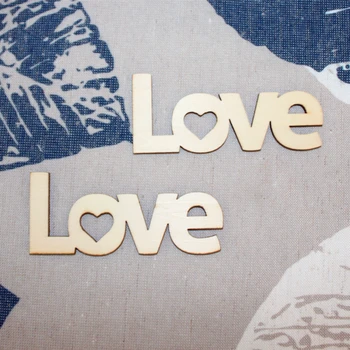 10 Ks Populárne Drevené Ľúbostný List Na Drevo Prihlásiť Inšpiratívne Word Art Dekorácie Na Stenu Zdobenie Kolaudačné Párty Darček