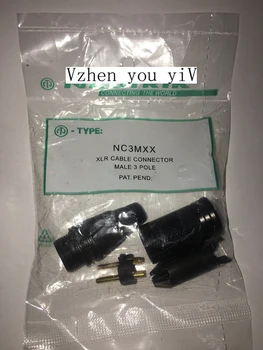 10 KS/veľa pre NEUTiR NC3MXX Muž sada 3 kolík XLR Konektor, Čierna Originálne!