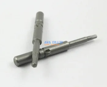 10 Ks Šesťhranných Skrutkovač Bit S2 Ocele 6 mm Kolo Drieku 60 mm Dlhé H3.0 Tip (Fit 802 Elektrický Skrutkovač)