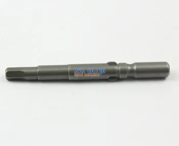 10 Ks Šesťhranných Skrutkovač Bit S2 Ocele 6 mm Kolo Drieku 60 mm Dlhé H4.0 Tip (Fit 802 Elektrický Skrutkovač)