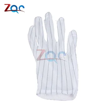 10 párov antistatické rukavice naštvaná Niektoré plastové polyester antistatické rukavice non-slip nosenie-odolávanie Veľké metrov anti-statické rukavice
