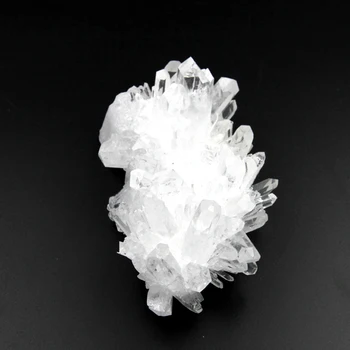 100 g-150 g Prírodná biela crystal clear quartz white crystal klastra nunatak dekorácie crystal stĺpec bod žiareniu-odolná