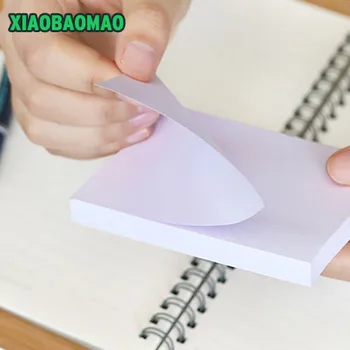 100 listov farba stick poznámky papier facilit N-krát publikované spolu 76x76mm 76x102mm Memo Pad