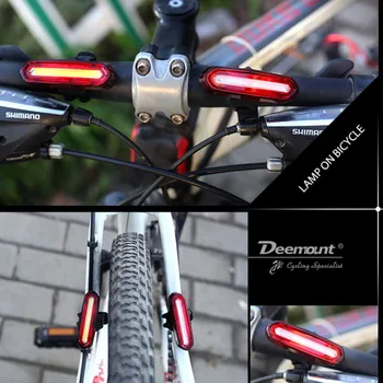 100 LM Nabíjateľná LED USB Horský Bicykel zadné Svetlo zadné svetlo MTB Bezpečnostné Upozornenie Bicykel Zadné Svetlo Požičovňa Lampa 2018