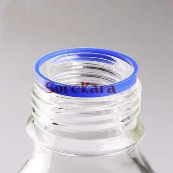 100 ml Odmernej Kolo Sklo Činidla Fľašu Blue Skrutka Upevňovacia Skrutka Na Pokrytie Štúdia Vzorky Ampulky Plastové Veko