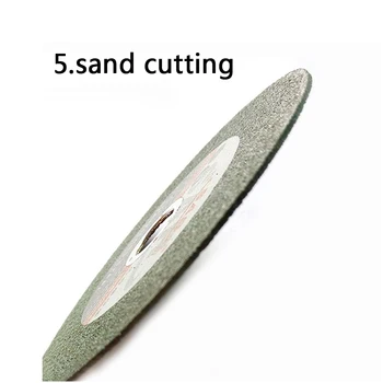 100 mm z nehrdzavejúcej ocele brúsenie brúsne koliesko plech rezanie disk podložky dremel uhlovú brúsku rotačný nástroj kamenných nástrojov