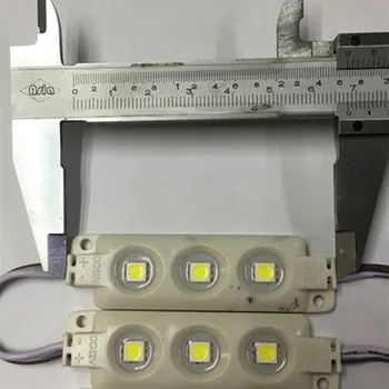 1000 ks 5050 LED pixel Modul 3leds Vstrekovanie Vodotesný pre prihlásenie list výkladná skriňa biela+ RF Controller +Napájací zdroj 1200W