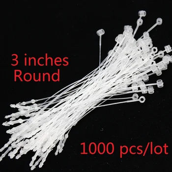 1000pcs dĺžka 8cm string tesnenie odev visí reťazec značky kábel 3