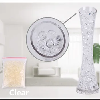 1000pcs/veľa Pearl Tvar je 2,5-3 mm Crystal Pôdnej Vody Korálky Blato Rásť Magic Jelly Ples Svadobné Domáce dekorácie Dračie Gule