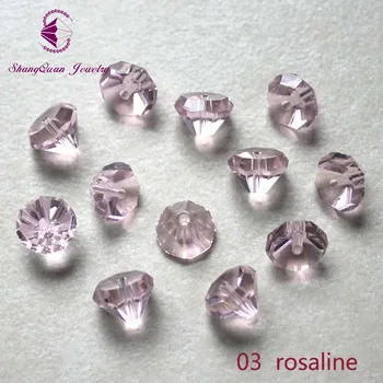 100ks 10 mm Stretávajú Sklenené Korálky Crystal Bicone Guľôčok v Číne Šperky Lištovanie Diy Plavidlá Materiál Pre Šperky, Takže Veľkoobchod Perličiek