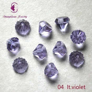 100ks 10 mm Stretávajú Sklenené Korálky Crystal Bicone Guľôčok v Číne Šperky Lištovanie Diy Plavidlá Materiál Pre Šperky, Takže Veľkoobchod Perličiek