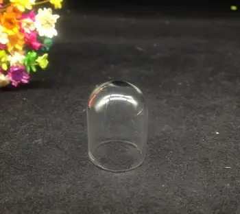 100ks 25*18 mm Veľkoobchod trubice sklo svete bublina sklenenou kupolou kryt sklenená fľaša fľaša diy prívesok náhrdelník Svadobné diy dekorácie