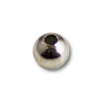 100ks 3 mm 4 mm Duté kovové guľôčky DIY spinnerbaits buzzbaits, Niklu, mosadze perličiek, sladkovodné rybárske nástrahy príslušenstvo