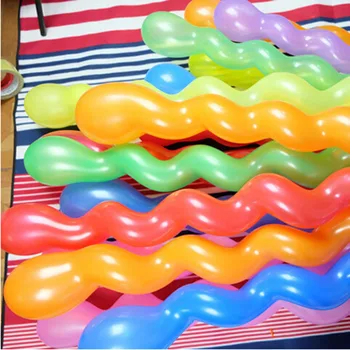 100ks/bal Nafukovacie Svadby, Narodeniny, Party Balónová Výzdoba Dieťa Hračky Závit Latexový Balón Float Vzduchu Gule