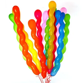 100ks/bal Nafukovacie Svadby, Narodeniny, Party Balónová Výzdoba Dieťa Hračky Závit Latexový Balón Float Vzduchu Gule