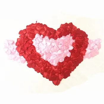 100ks/Set Hubky ružová Tvare Srdca Konfety Svadobné Hádzanie Lístkov Romantické Svadobné Dekorácie