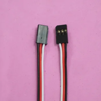 100ks/veľa 100mm 10 cm Futaba samec samec 22AWG RC Serva rozšírenie drôt, kábel pre JR Futaba plug pripojenie servo káble