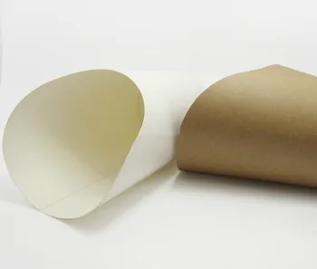100ks/veľa-7x7.5x13.3 cm 16 oz Jednorazové biely sulfátový papier hranolky pohár Vyprážané Kuracie Krídla Popcorn Dezert úložný Box