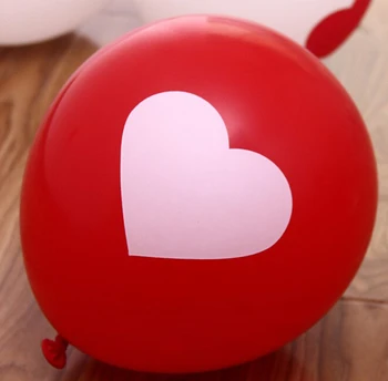 100ks/veľa lásky, tepla balón svadobné party dekorácie dovolenku dodávateľov balón kolo latexový balón 2,8 g